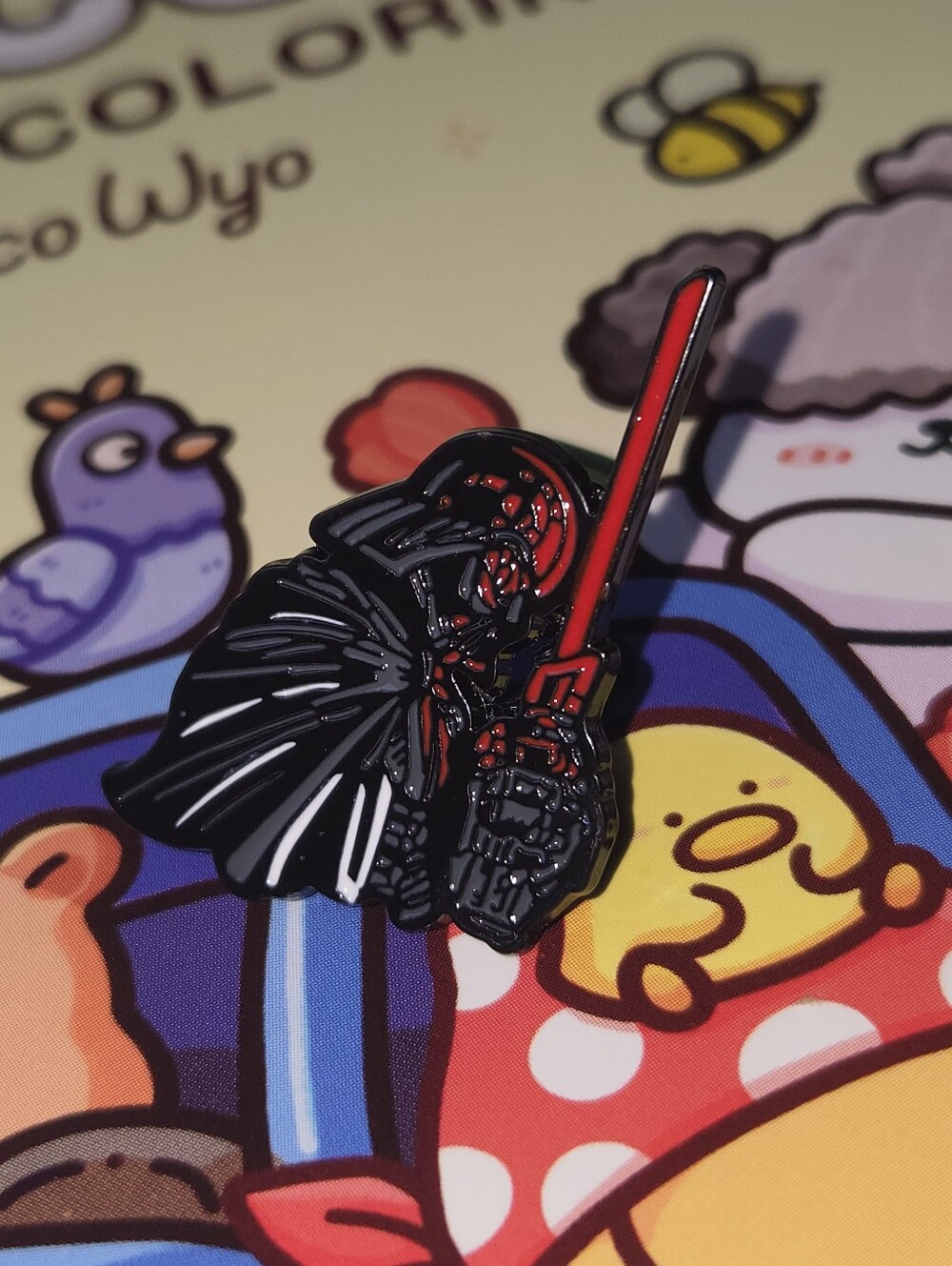 Star Wars Black & Red Sith Lord Enamel Pin
